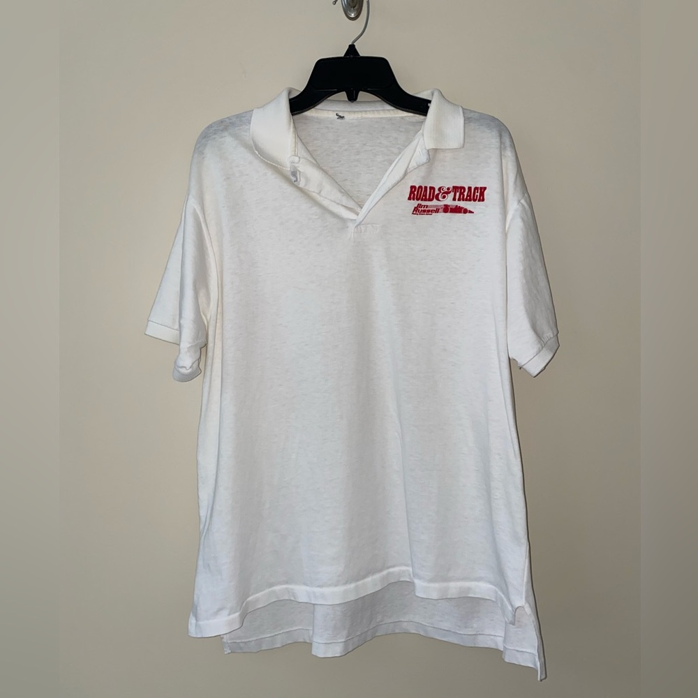 Vintage Road & Track Jim Russell Racing Drivers School Polo Shirt